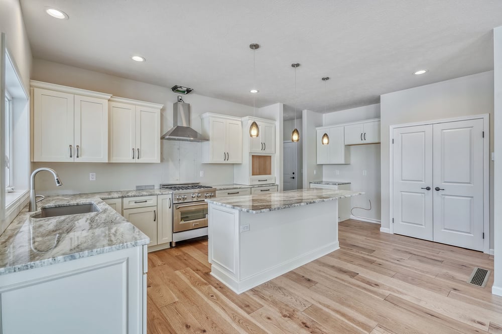 Kitchen in Rochester new construction by Gerber Homes