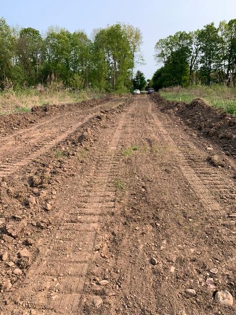 view of dirt road in Macedon, New York