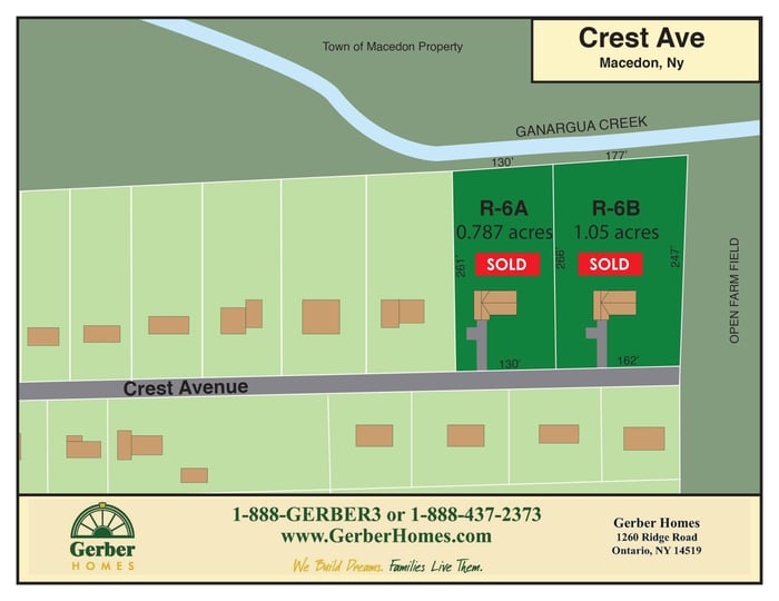 Crest Avenue Map - All Sold