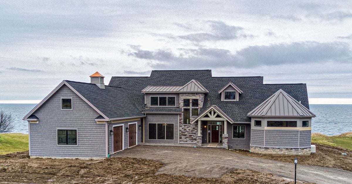 Custom Built Home on the Lake by Gerber Homes NY Finger Lakes Geothermal system 