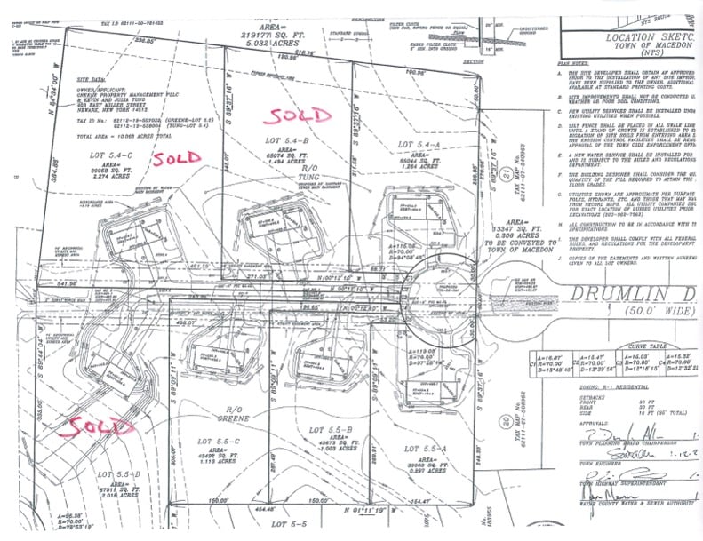 Drumlin Drive Macedon, NY New Home Community Gerber Homes NY