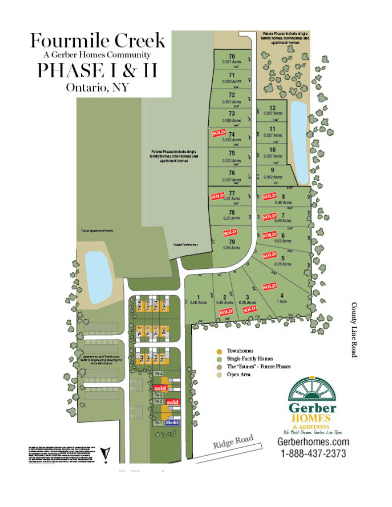 Fourmile Creek Community Map in Ontario, NY