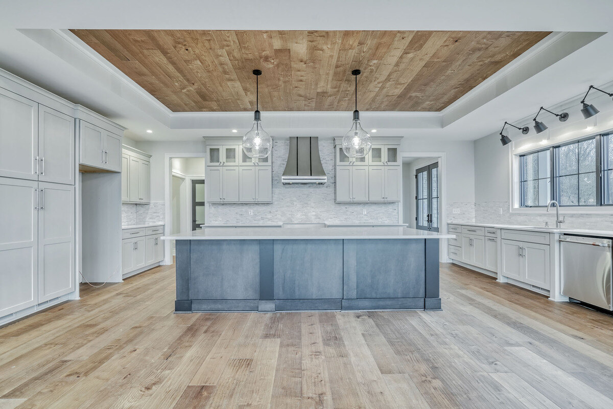 Kitchen in new construction home near Rochester, NY by Gerber Homes